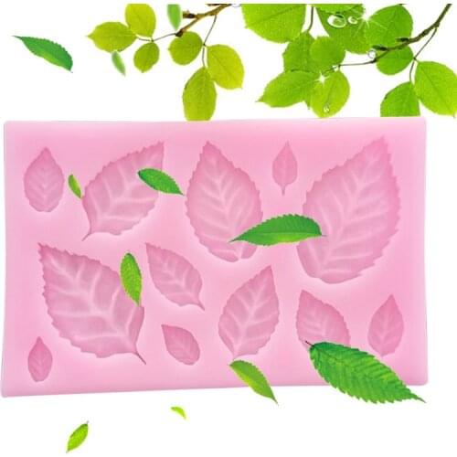 1 piece Leaf Silicone mold Fondant Mold Cake Decorating Tools Chocolate Mold Baking Mold