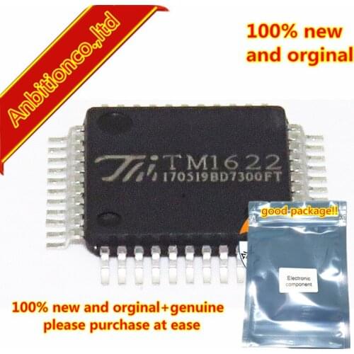 10pcs 100% new and orginal TM1622 QFP44 LCD powered chip drive in stock