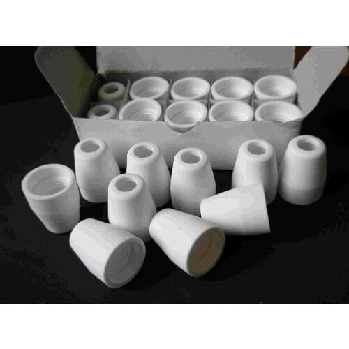 40Amp Air Plasma Cutting Ceramic Shield Cup for CUT40D CUT50D PT-31 LG40 Torch Gun 20pcs