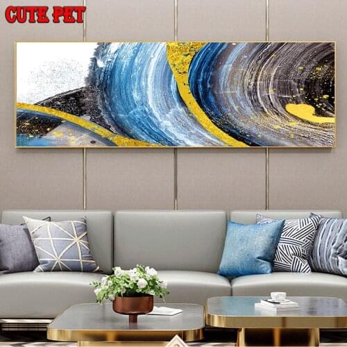 5D DIY Diamond Painting cross stitch Abstract flow cloud full square round diamond mosaic embroidery rhinestone decoration salon