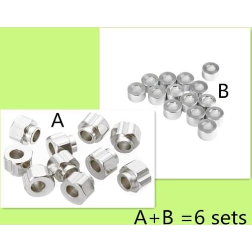 6mm Openbuilds Eccentric Spacer Steel Column Isolation Screw Nut V Slot for CR-10 / Ender-3/3S Tornado 3D Printer Upgrade Parts