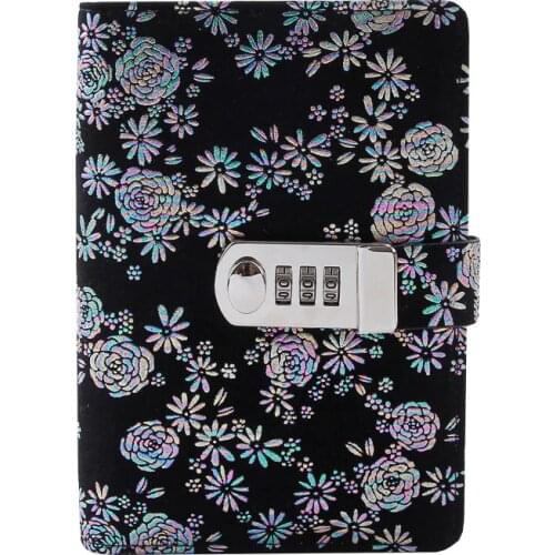 A6 Planner Binder Spiral Notebooks And Journals Password Agenda Diary With Lock Note Book for School Office Supplies Stationery