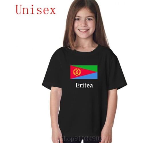 Eritrea Flag And Name childrens clothes g t shirt boys teenage girls clothing kids tshirts boys shorts popular