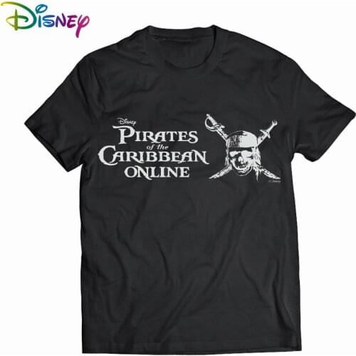Disney Pirates of the Caribbean Mens Woman T-shirts cotton graphic tshirts Summer Short sleeve tee anime tshirt womens t-shirt