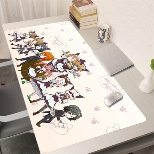 Gamer Keyboard Pad Steins Gate Gamer Large Gaming Computer Table Office Mouse Pad Anime Non-slip Mat Pad Xs Xxs Mousepad