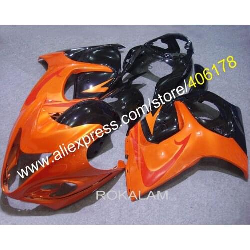 GSXR Fairing Kit GSXR1300 08-16 For Suzuki GSX-1300 Hayabusa 2008-2016 Orange Red Black Fairing(Injection Molding)