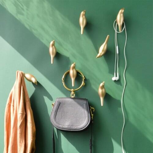 Bird Decoration Hook Animal Hangers Key Holder Cute Room Decor Wall Hook Home Decoration Accessories For Living Room Shlves