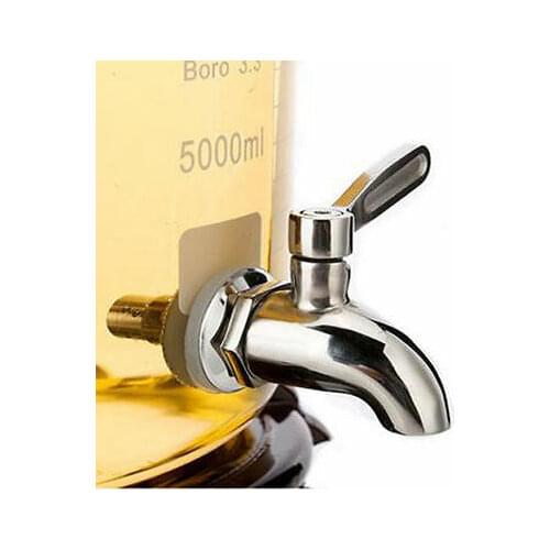 Stainless Steel Faucet Tap for Home Brew Barrel Kegs Fermenter Wine Beer Fridge