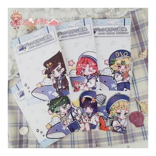 New HOT JoJos Bizarre Adventure Kakyoin Noriaki Men Women Student Gifts Notebook Eye Protection Notepad Cartoon Memorandum Book
