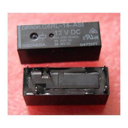 Wholesale 10pcs/lot relay G6RL-14-ASI-12VDC