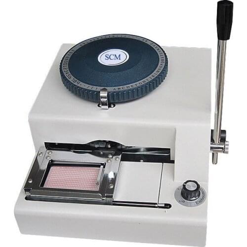 CNJ-2000 Braille Punching Machine Manual PVC Card Pressure Code Coding Machine 70 Characters PVC ID Card Number Coding Machine