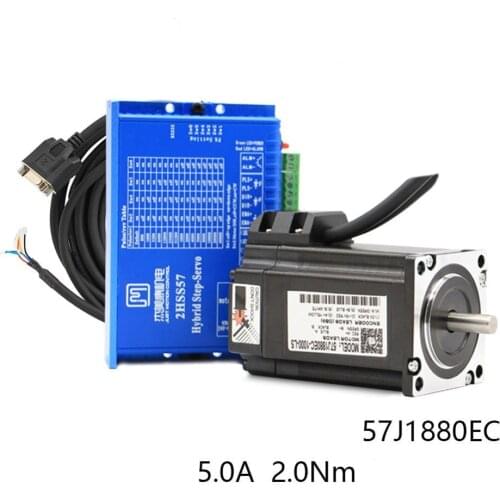 Nema23 57J1880EC-1000 Closed Loop Stepper Motor +2HSS57 Digital Drive 2.0N.m