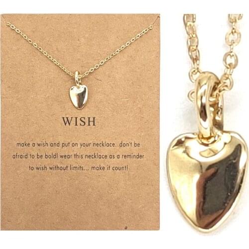 Women Long Chain Heart crescent key love elephant collarbone chain necklace chain simple necklace Choker Necklace Jewelry Gift