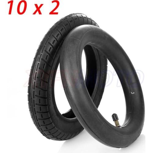 10 Inch Tire for Xiaomi Mijia M365 Electric Scooter 10x2 Inflation Wheel Tyre Inner Tube WanDa 10x2 (54-156) Pneumatic Tyre