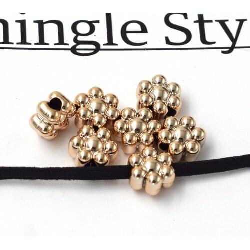 11*11*3*7mm,50pcs uv plated rose gold no fade ribbon buckles for bag acessories Invitation Ribbon Slider Headband Hair Clip DIY