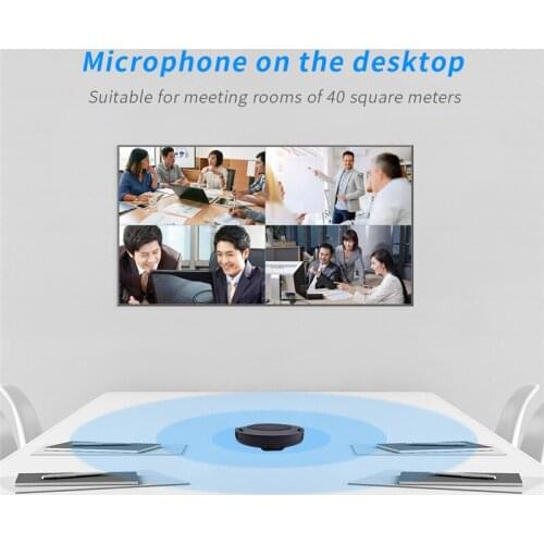 2021 Meeting Room USB 2.0 interface wireless microphone speaker for video conferencing camera