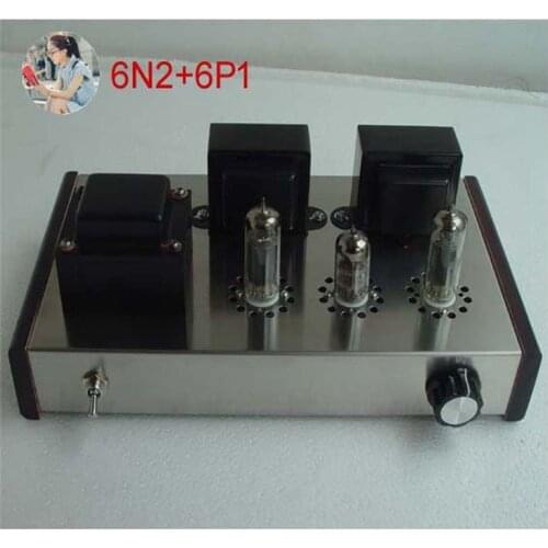 2021 Nobsound Home Affordable Tube Amplifiers DIY Kit 6P1 + 6N2 Stainless Steel Shell Power Output 2 * 4W AC110V/220V