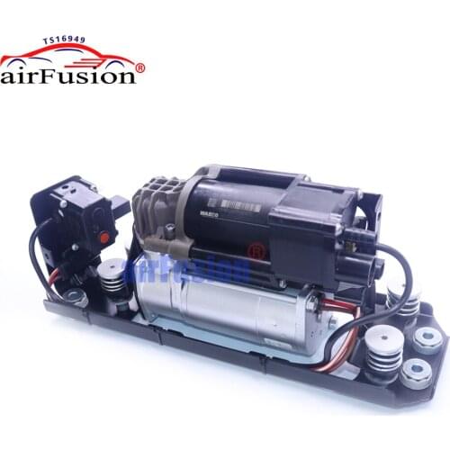 AirFusion New 12-17 Air Suspension Compressor With Valve Block Bracket For BMW F01 F02 F07 GT F11 37206794465