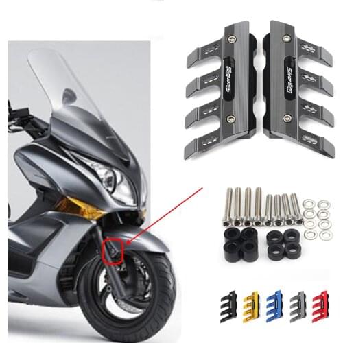 For HONDA Silver Wing GT400 GT600 Motorcycle CNC Accessories Mudguard Side Protection Block Front Fender Anti-Fall Slider
