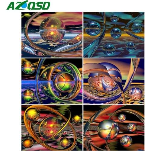 AZQSD 5D Diamond Painting Universe Full Drill Square Handmade Gift Diamond Embroidery Landacape Mosaic Childrens Room Decor