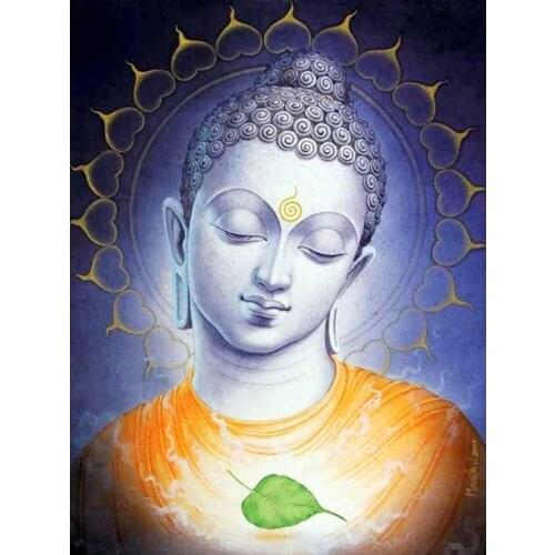 Buddha Religion Full Drill Round DIY 3D Diamond Painting Kit Needlework Mosaic Embroidery Cross Stitch Nouveaute