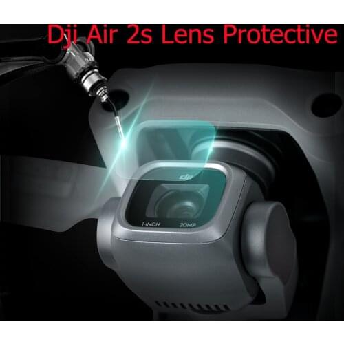 For DJI Air 2s drone Camera Lens Protective Film HD Tempered Glass Film Lens Protector for DJI Mavic Air 2s Drone Accessories