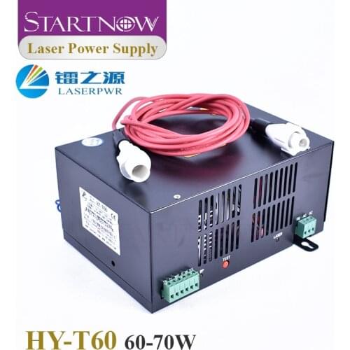 Startnow HY-T60 Laser Power Supply 110V 220V for 60W 70W CO2 Laser Tube HY-60W Device HY 60W Source Laser Cutting Machine Parts