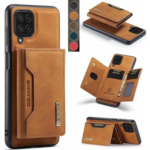 Magnetic Leather Wallet Card Phone Case For Samsung Galaxy A02S A03S A12 A22 A32 A42 A52 A72 S21 Plus S20 FE Note 20 Ultra Cover