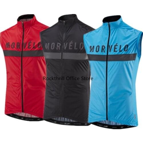 Morvelo summer Men Cycling jersey shirt sleeveless Cycling Vest Bike Clothing ropa Gilet ciclismo cycle mtb bicycling jersey