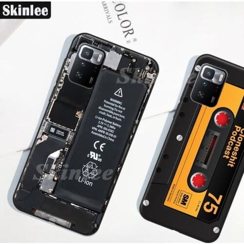 Skinlee Soft Case For Xiaomi Poco X3 GT All Protection Retro Camera Pattern Gamepad For Poco X3 Pro Cover