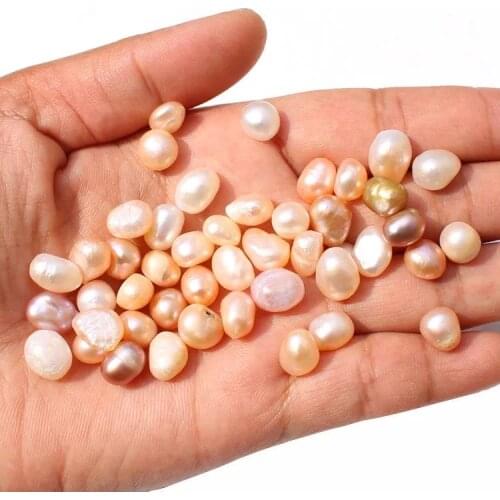 MOKAGY 100g-1000G Natural Fresh Pearls Beads for DIY 1pc