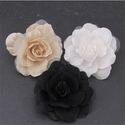 Charm Fabric Flower Brooches Jewelry Gifts Fashion Plant Brooch For Women Girls Coat Suit Shirt Collar Pins Accessories