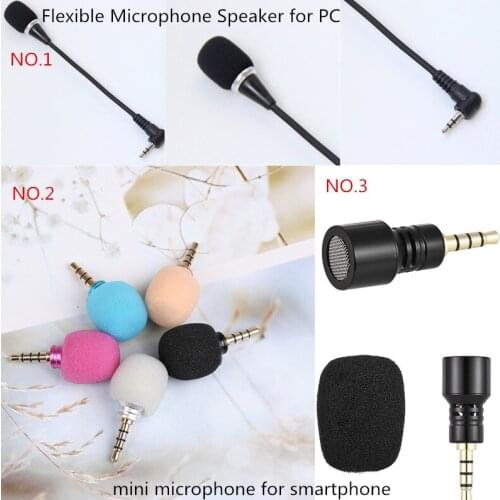 Portable Mini 3.5mm Jack Cellphone Smartphone Microphone Omni-Directional Mic Microphone For Recorder For Phone Or For Pc