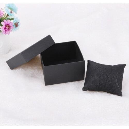 Luxury Watch Box Leather Jewelry Wrist Watches Holder Display Black Storage Box Organizer Case Gift Wedding Gift Driopshipping
