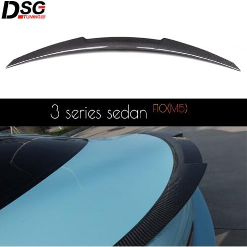Carbon Fiber Spoiler for BMW 5 Series F10 F18 2010-2016 Rear Bumper Trunk Wings Spoilers