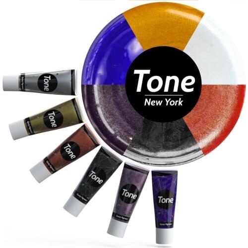 Tone New York Epoxy Pigment Set Resin Pigment Kit Dye Coloring Liquid Ink Colorant DIY Fading Jewelry Making Crystal Multicolors