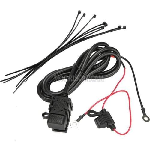 Universal Motorcycle ATV UTV Snowmobile iphone USB Power Port Adapter Charger