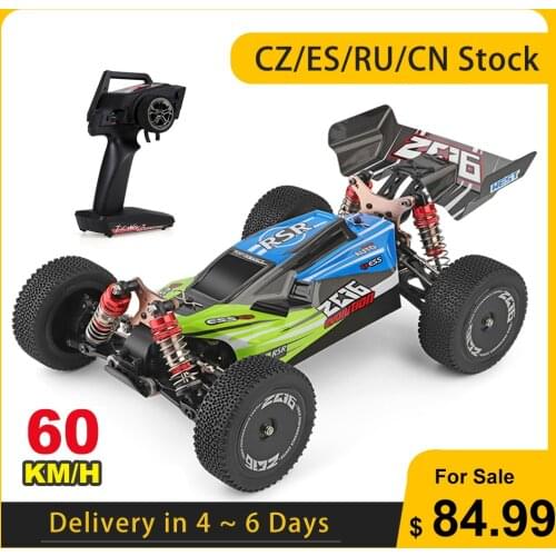 Wltoys XKS 144001 1/14 RC Car 60Km/h High Speed RC Racing Car 2.4GHz RC Buggy 4WD 550 Motor RC Off-Road Drift Car RTR VS 12428