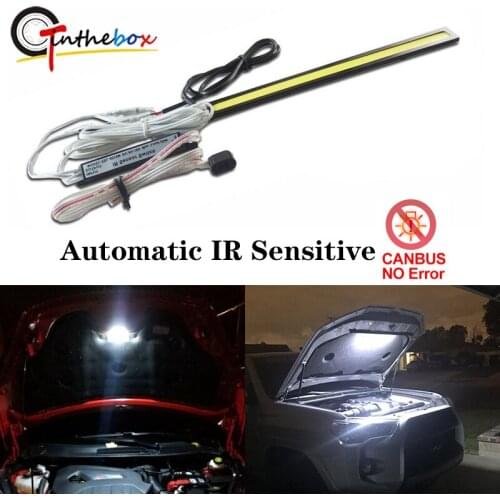 Gtinthebox 1PC IR Switch Control COB LED Panel Light for DIY retrofit lighting work under hood light,trunk light,foot area light