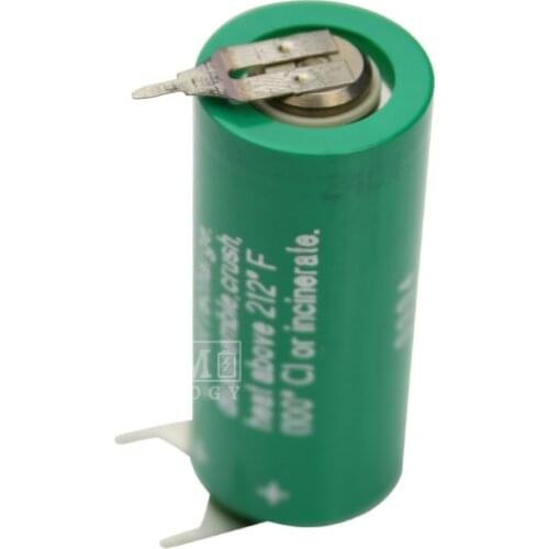 2PCS CR2/3AA Road Toll and E-call System Gas Meter Water Meter Battery CR14335 2/3AA 3V Lithium Battery made in Germany