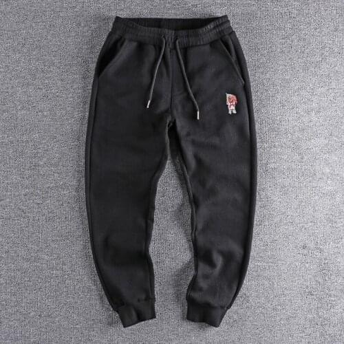 2021 Waffle fabric casual pants mens embroidered trend sportswear Leggings trouser 368