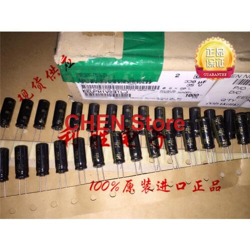 20PCS matsushita capacitor FM Series 35V330UF 8X20MM ultra low internal resistance Electrolytic Capacitor 330uf 35v