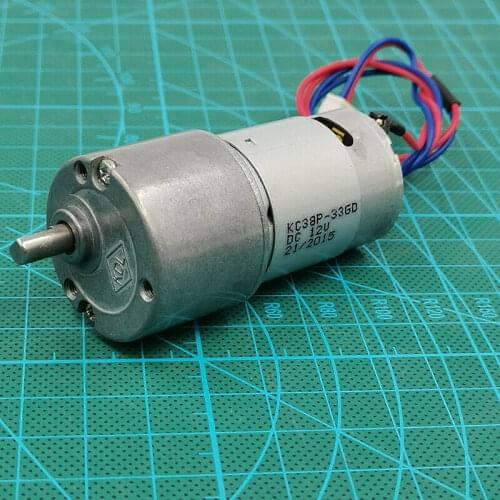 33MM Micro full Metal Gearbox gear Motor DC 6V 9V 12V 36RPM Slow Speed High Torque