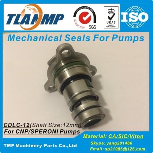 CDLC-12 (Original CNP type) TLANMP Mechanical Seals for CDL/CDLF1/2/3/4 (Shaft Size 12mm) CNP/SPERONI Pumps Cartridge Seals