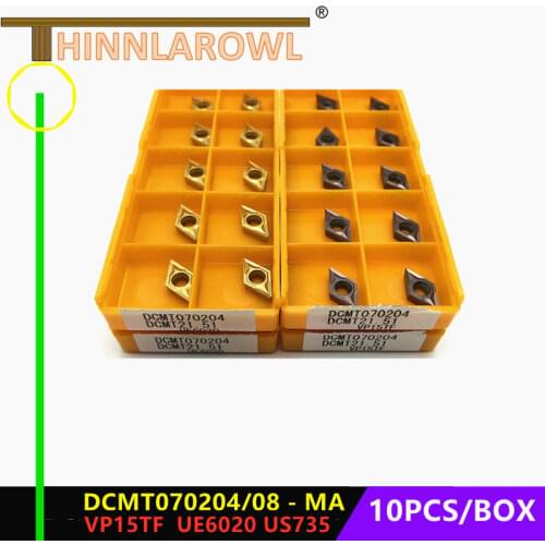 High quality carbide insert DCMT11T304 VP15TF UE6020 US735 new CNC machine tools milling tool lathe cutting tool car blade