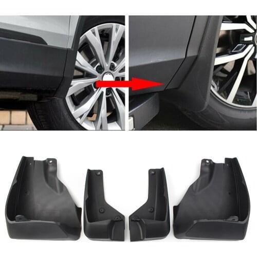 For 2019 2020 2021 Subaru Forester Car Mud Flaps Splash Guard Mudflag Mudguards ABS Cover Protecter Trim 4Pcs/Set Matt Black