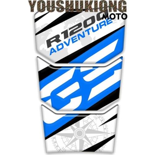 For R1200GS 2014 2015 2016 2017 2018 3D Fish Bone Tank Pad MOTO Applique Sticker Gas Cap Pad Filler Protector Decal