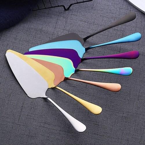 Stainless Steel Cake Shovel Cooking Tools Western Cake Spatula Butter Knife For Pie/Pizza/Cheese/Pastry Server Cake Divider