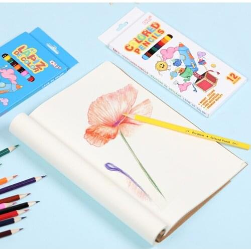 Kawaii 12colors/Boxed Colored Pencils Graffiti Sketchbook Writing Art Supplies English Spain Ukraine Stationery Pen for Drawing