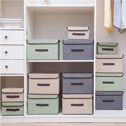 Creative Cotton Storage Box Foldable Household Storage Box Clothes Toy Cosmetic Sundries Storage Box Storage Accessories Set